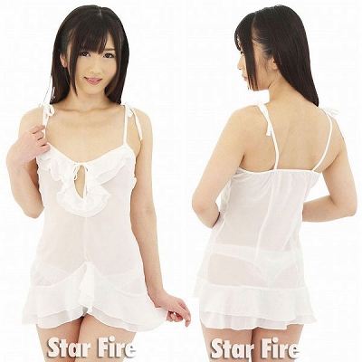 シフォンフリルベビードール&ショーツ() シフォンフリルベビードール&ショーツ