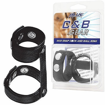 <Blue Line>Duo Snap C●ck And Ball Ring() <Blue Line>Duo Snap C●ck And Ball Ring