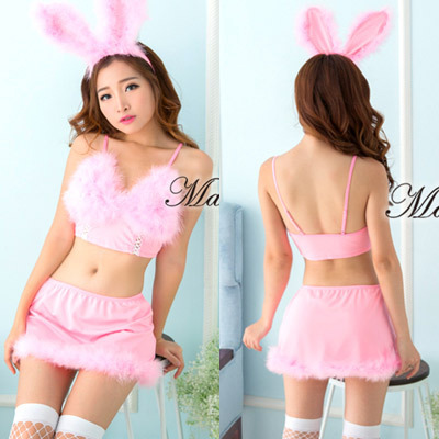 商品入荷待ち <malymoon>ふわふわピンクバニー()