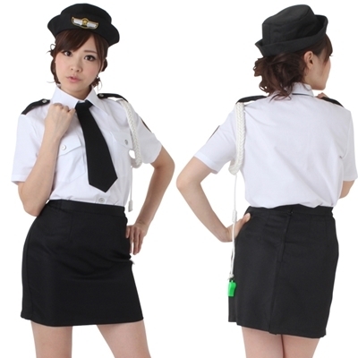 婦人警官 白・黒 M() 婦人警官 白・黒 M