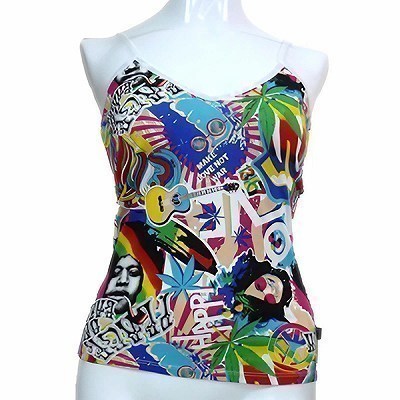 <69SLAM>ロックスラム レディース キャミソール HAPPIE HIPPIE S() <69SLAM>ロックスラム レディース キャミソール HAPPIE HIPPIE S