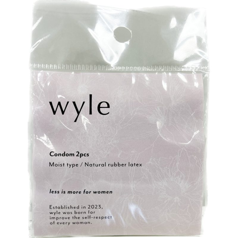 ｗｙｌｅ（ワイル）コンドーム　（モイストタイプ　２個入り）